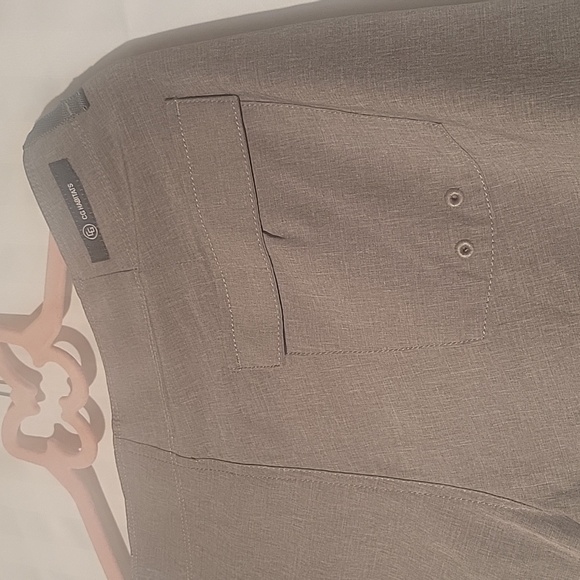 CG Habitats Men's Gray Jogger Pants With Drawstring & Zippered Pockets, Size: 30 - Picture 7 of 13